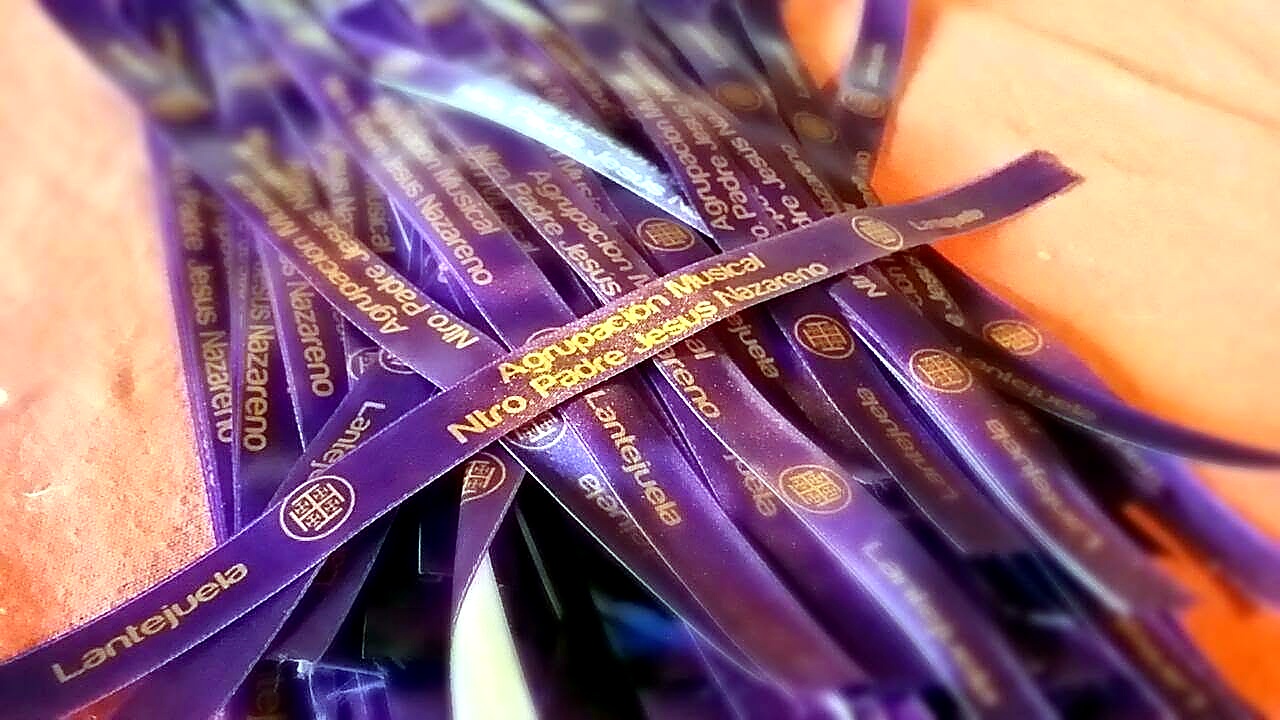 Pulseras de tela para hermandades y cofradías