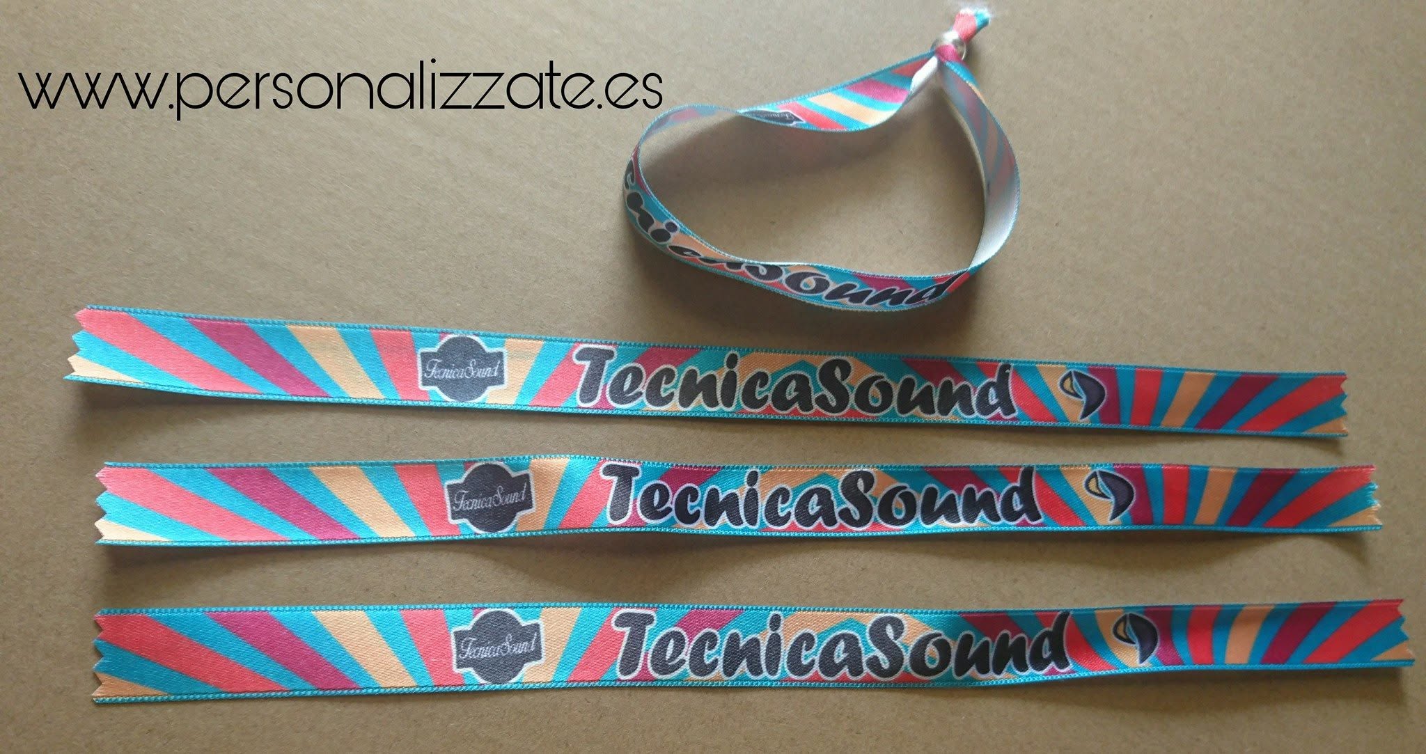 Pulseras de tela para empresas y eventos corporativos